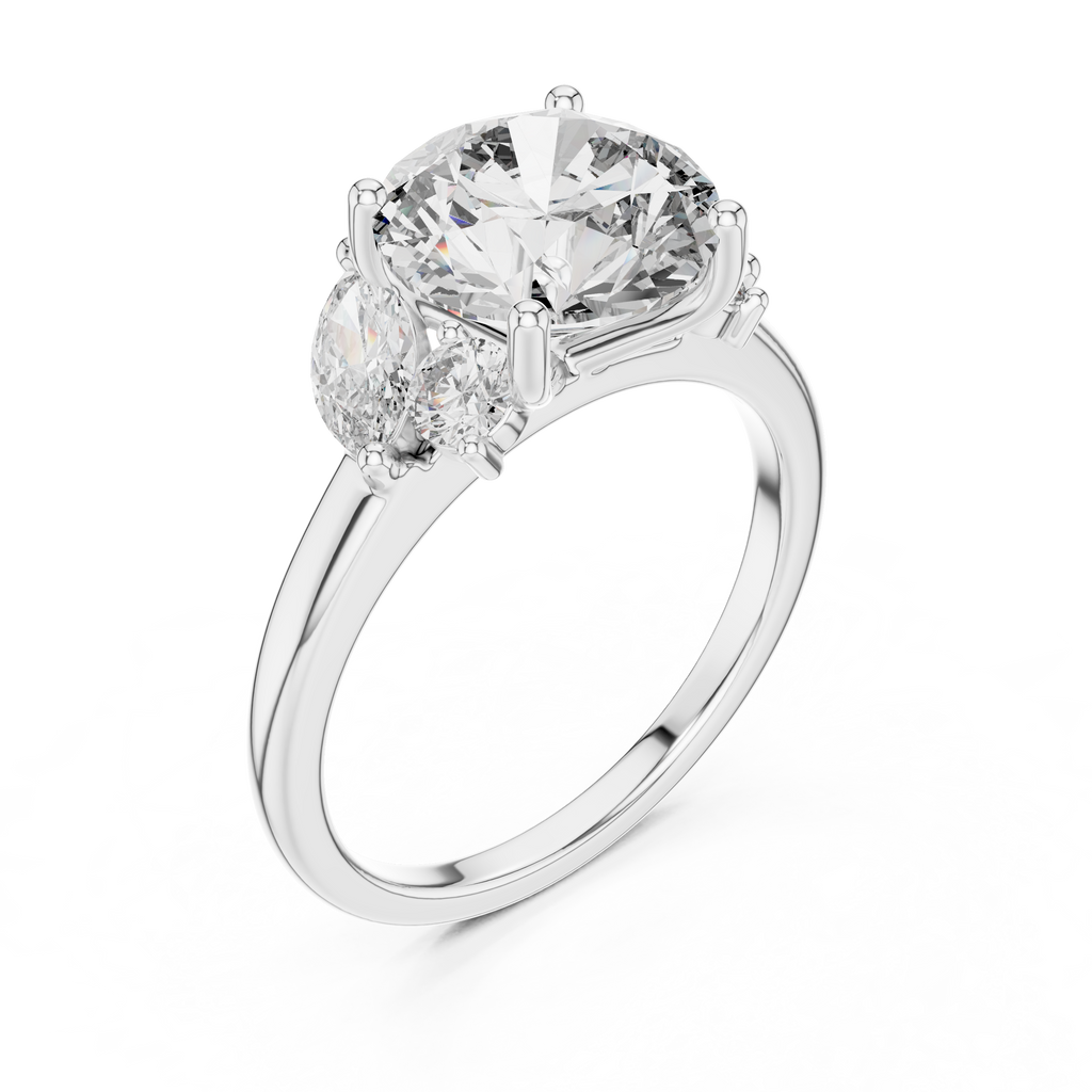 Aveline Three-Stone Lab Grown Diamond Ring