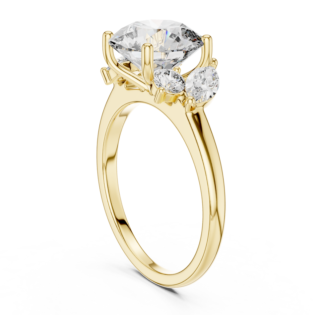 Aveline Three-Stone Lab Grown Diamond Ring