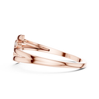Sorellia Double Crossover Lab Grown Diamond Ring