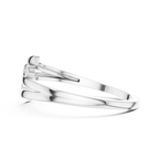Sorellia Double Crossover Lab Grown Diamond Ring