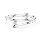 Sorellia Double Crossover Lab Grown Diamond Ring