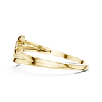 Sorellia Double Crossover Lab Grown Diamond Ring