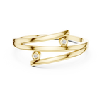 Sorellia Double Crossover Lab Grown Diamond Ring