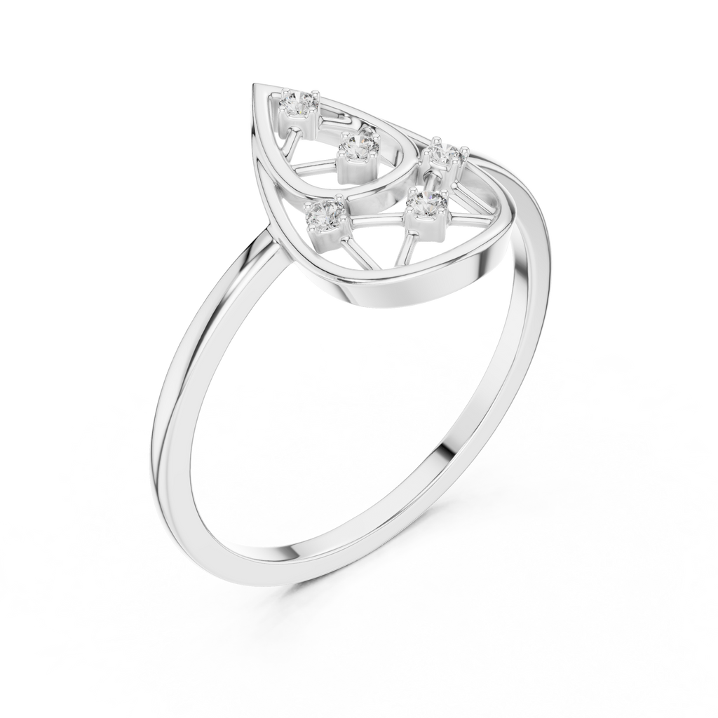 Aurelia Frame Lab Grown Diamond Ring