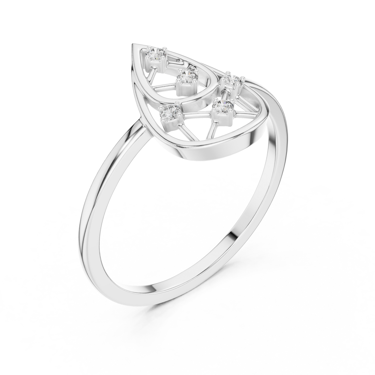 Aurelia Frame Lab Grown Diamond Ring