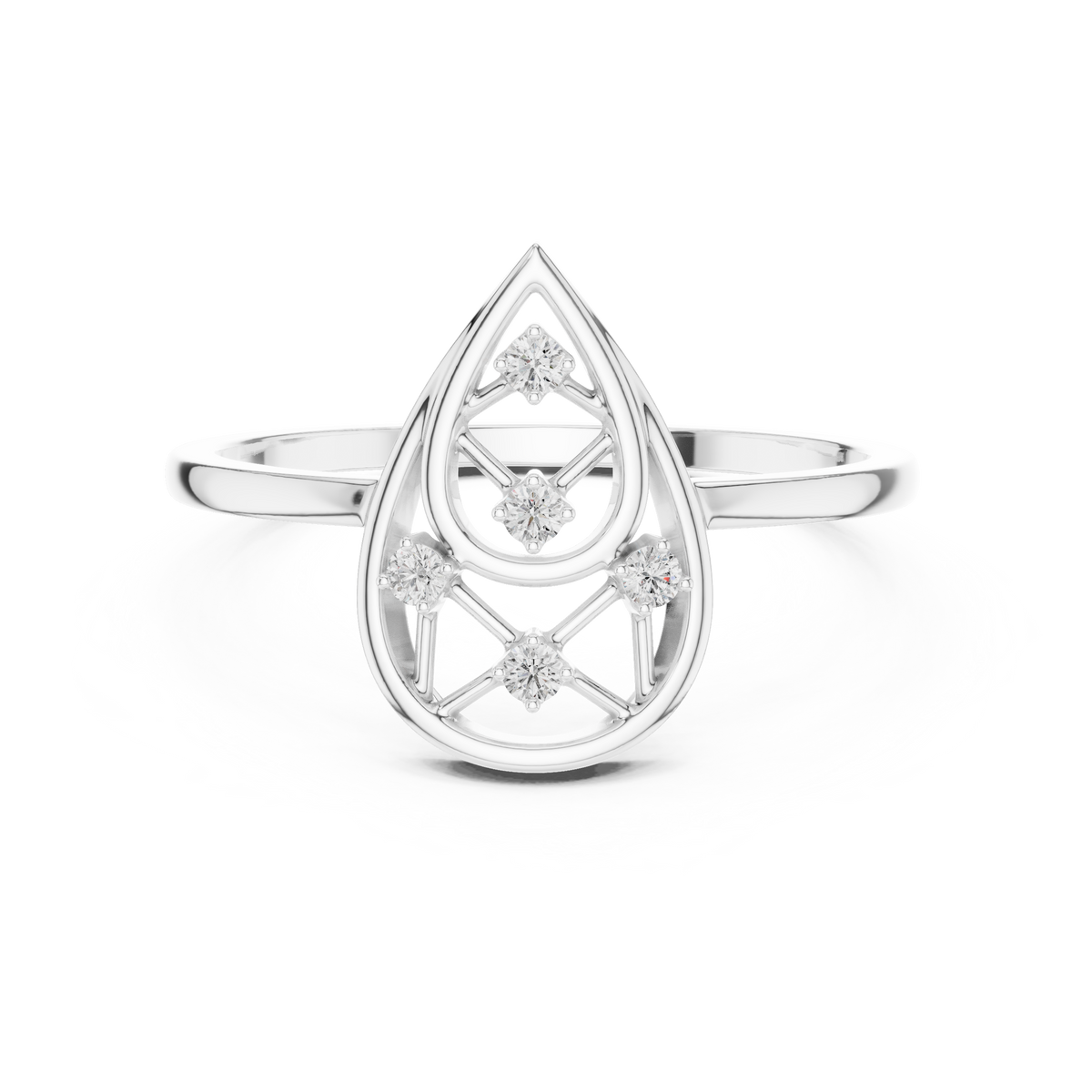 Aurelia Frame Lab Grown Diamond Ring