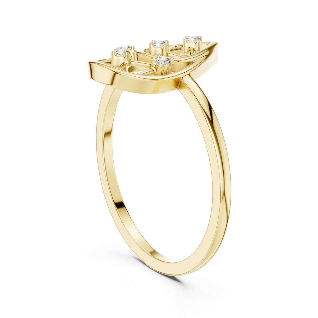 Aurelia Frame Lab Grown Diamond Ring