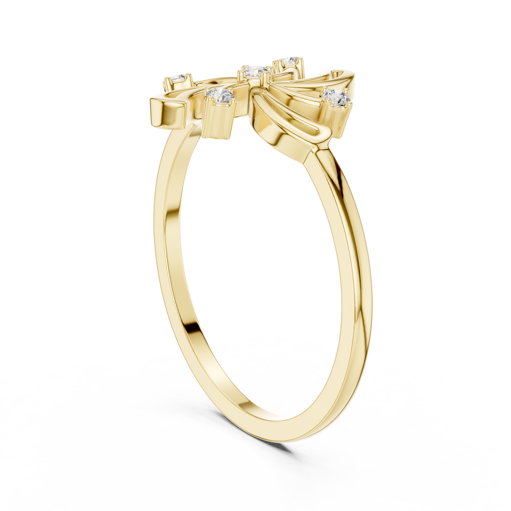 Celestia Vine Lab Grown Diamond Ring
