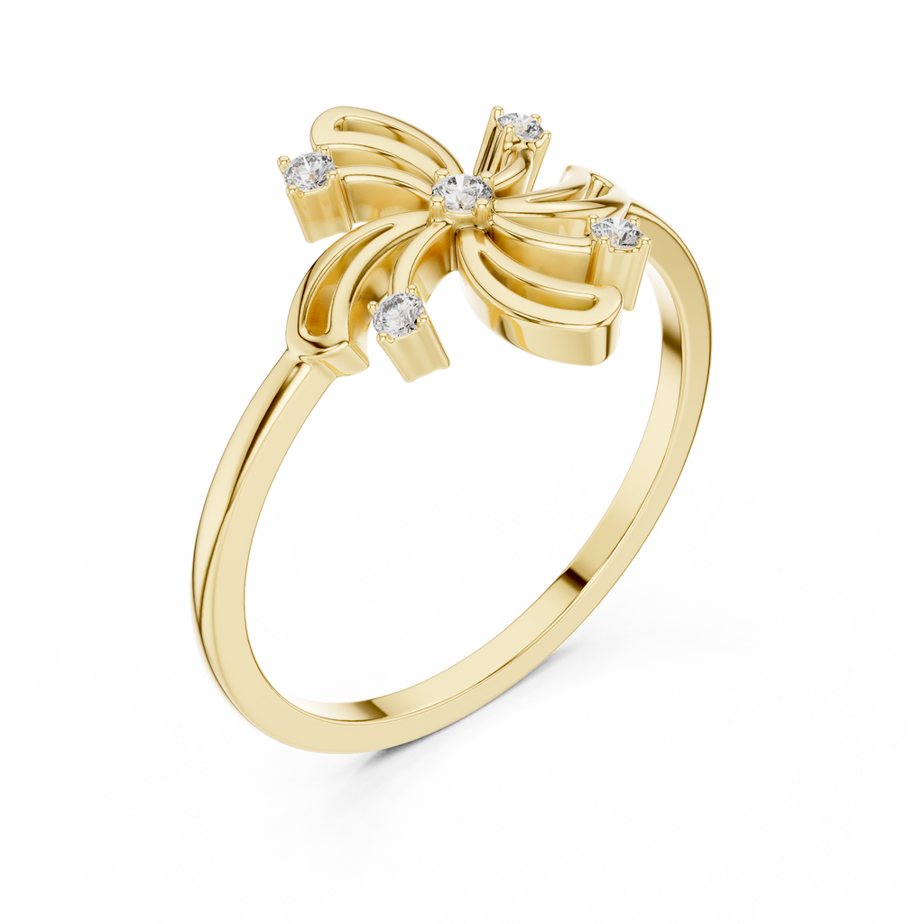Celestia Vine Lab Grown Diamond Ring