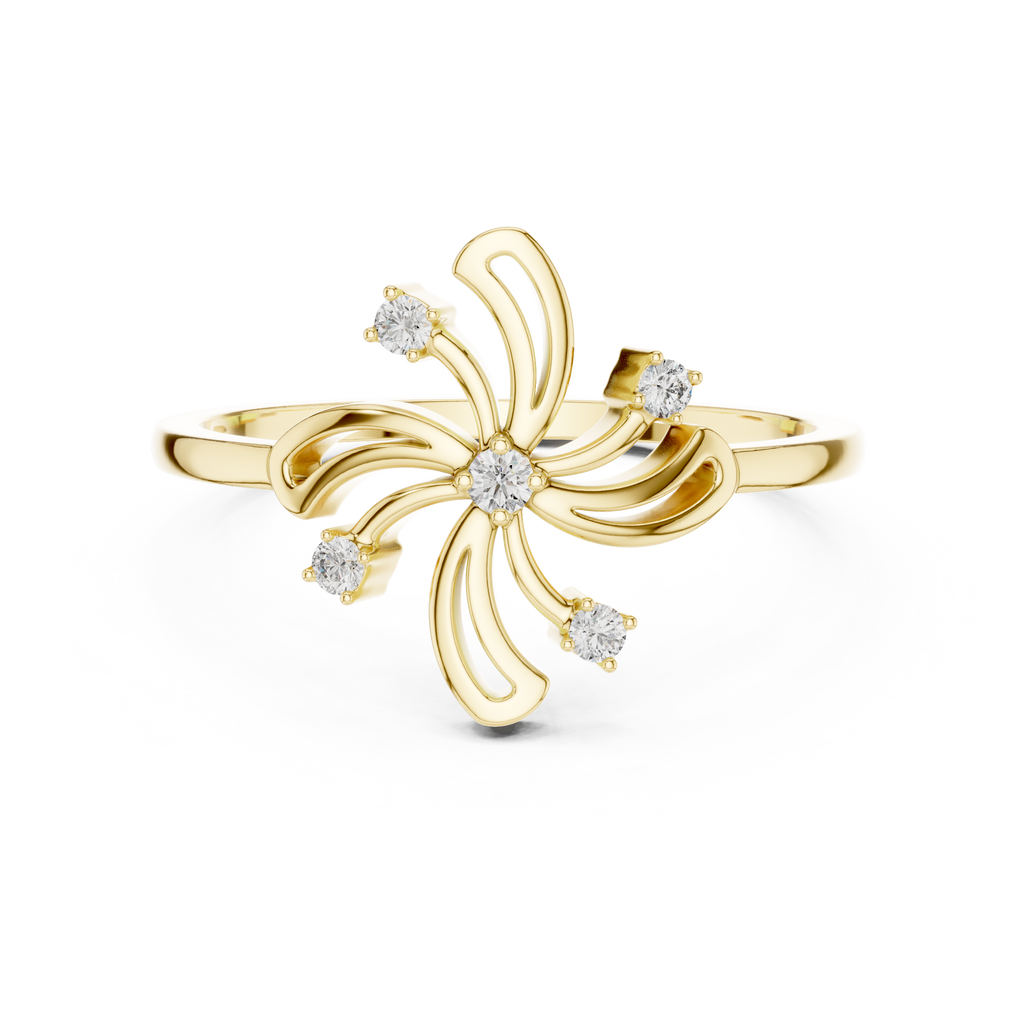Celestia Vine Lab Grown Diamond Ring