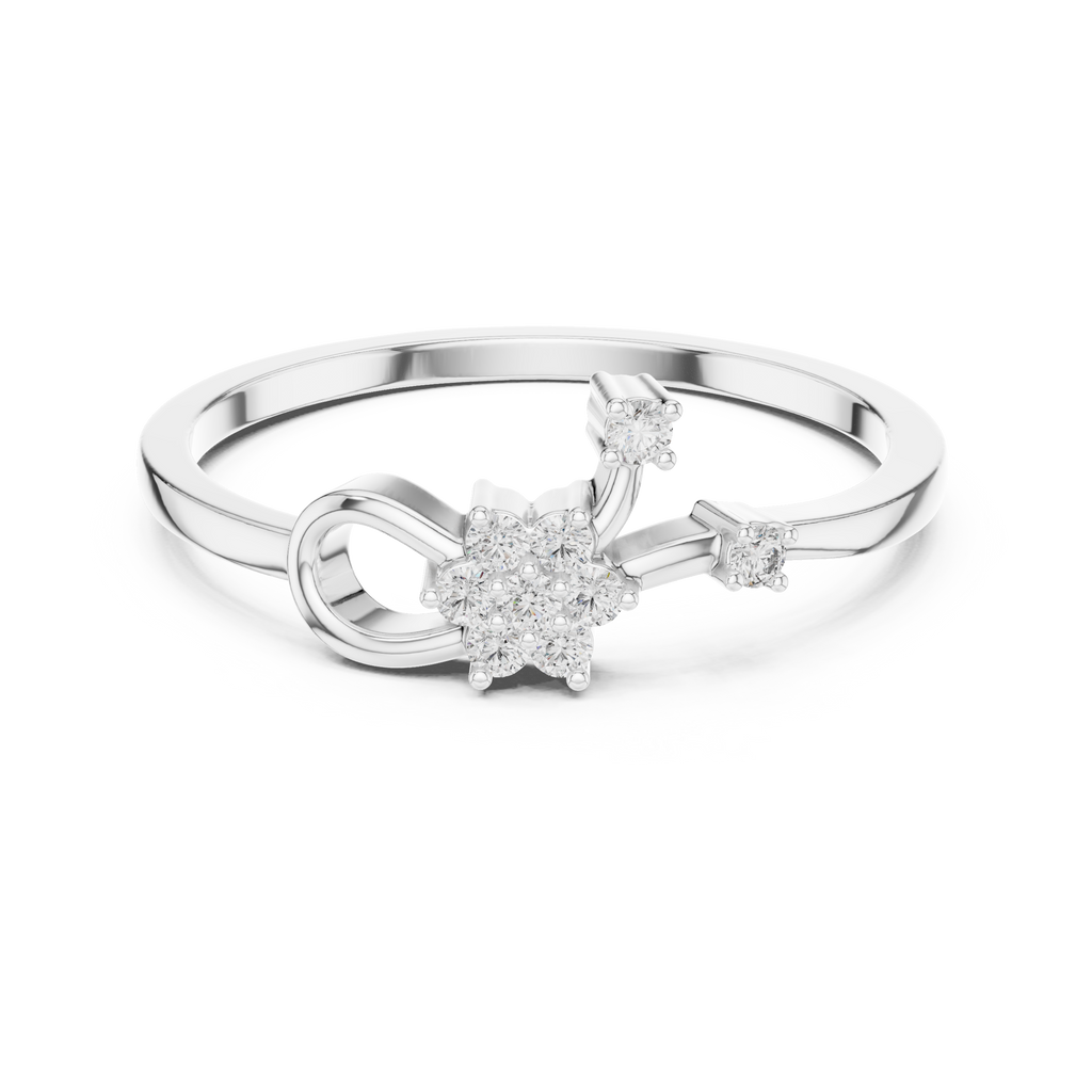 Blooming Elegance Lab Grown Diamond Ring for Women