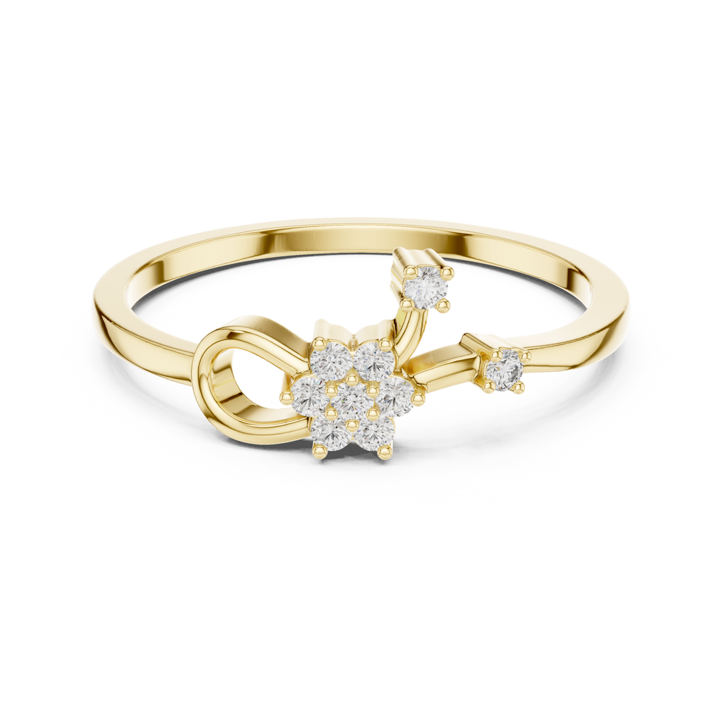 Blooming Elegance Lab Grown Diamond Ring for Women