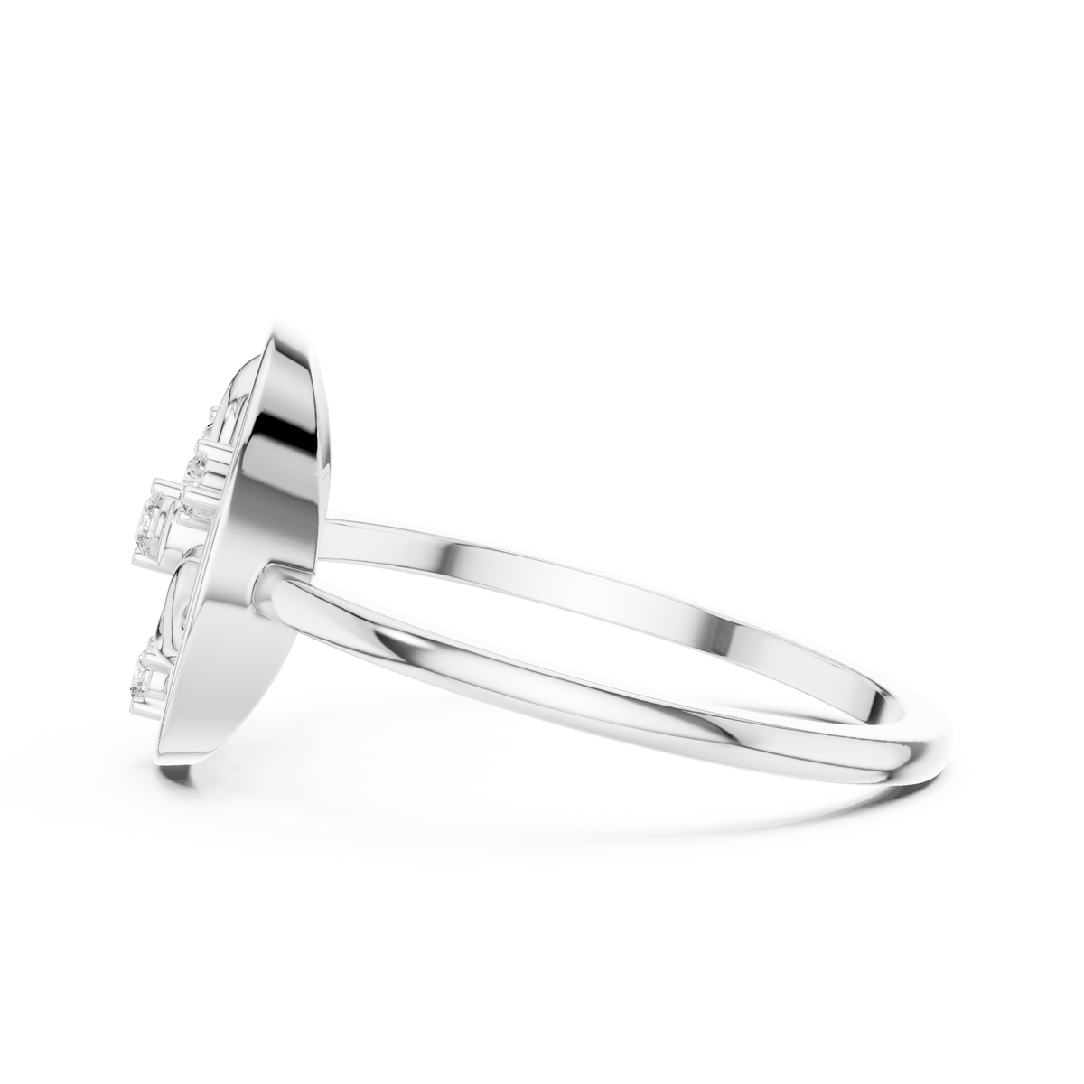 Botanical Orbit Lab Grown Diamond Ring for Women