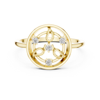 Botanical Orbit Lab Grown Diamond Ring for Women