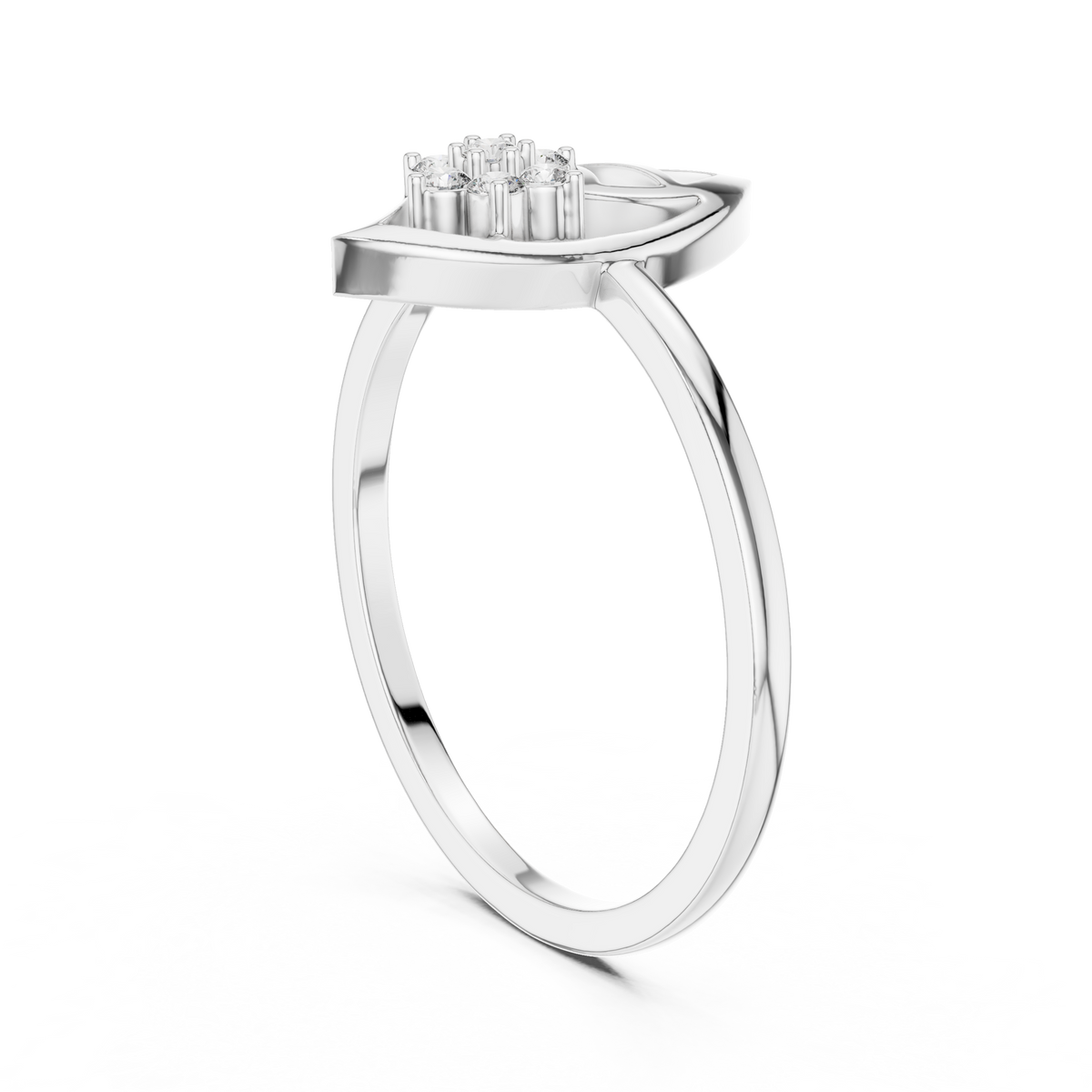 Leafline Radiance Lab Grown Diamond Ring for Women