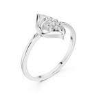 Leafline Radiance Lab Grown Diamond Ring for Women
