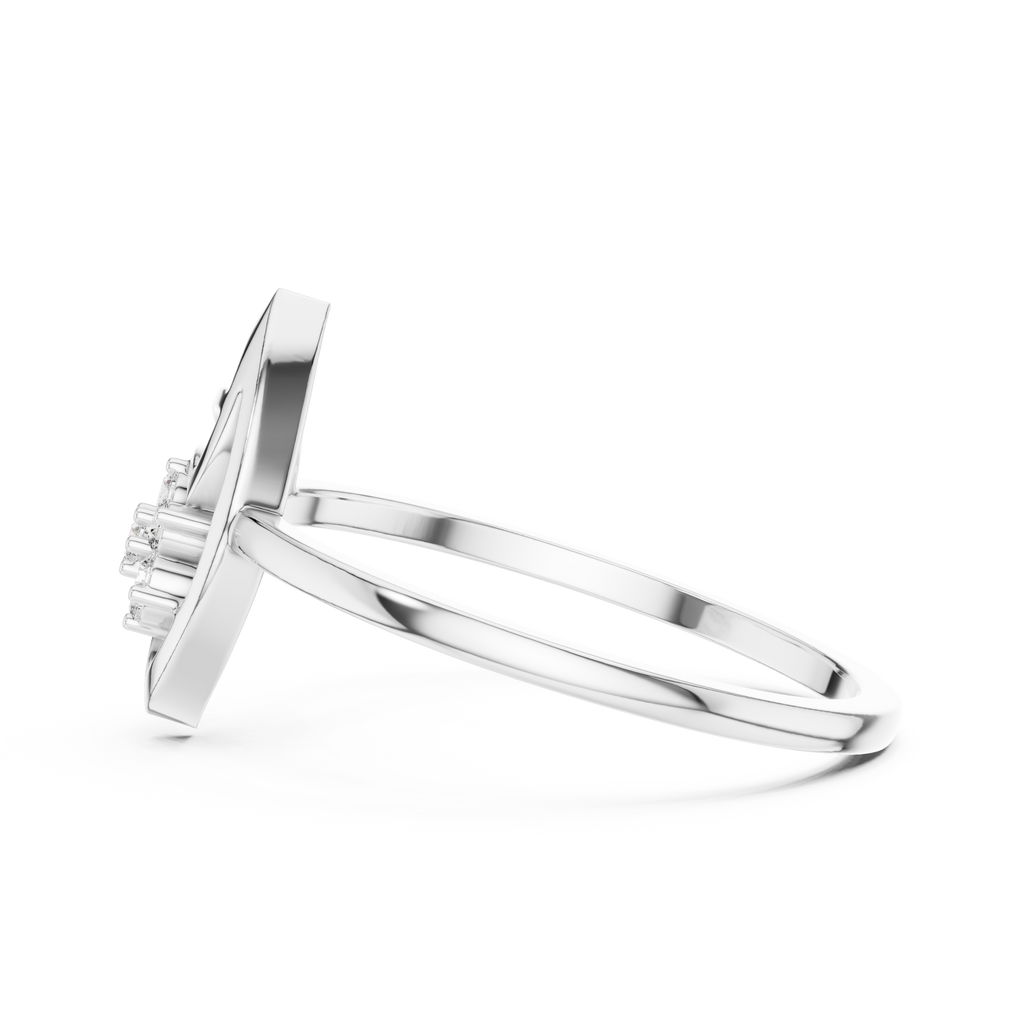 Leafline Radiance Lab Grown Diamond Ring for Women