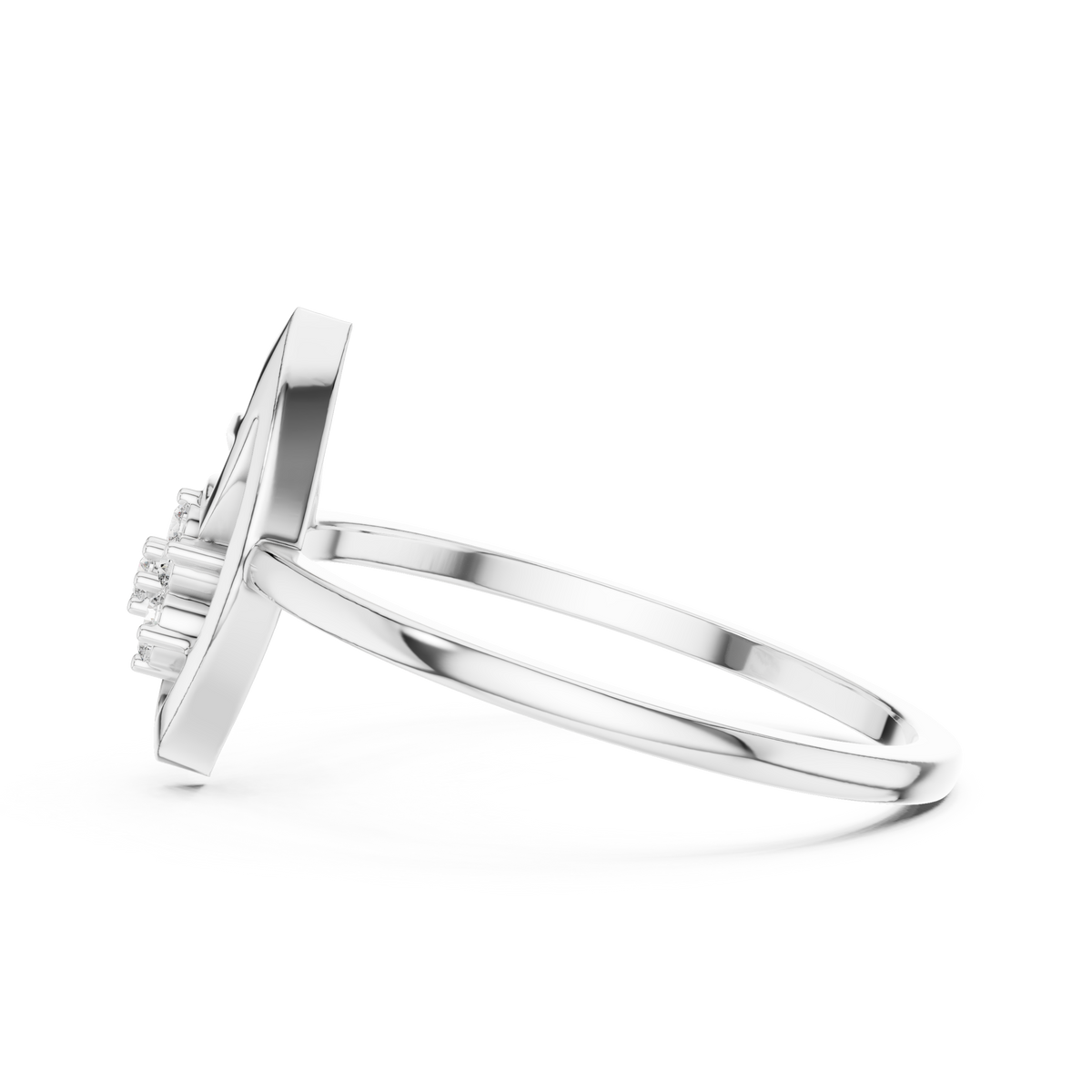 Leafline Radiance Lab Grown Diamond Ring for Women