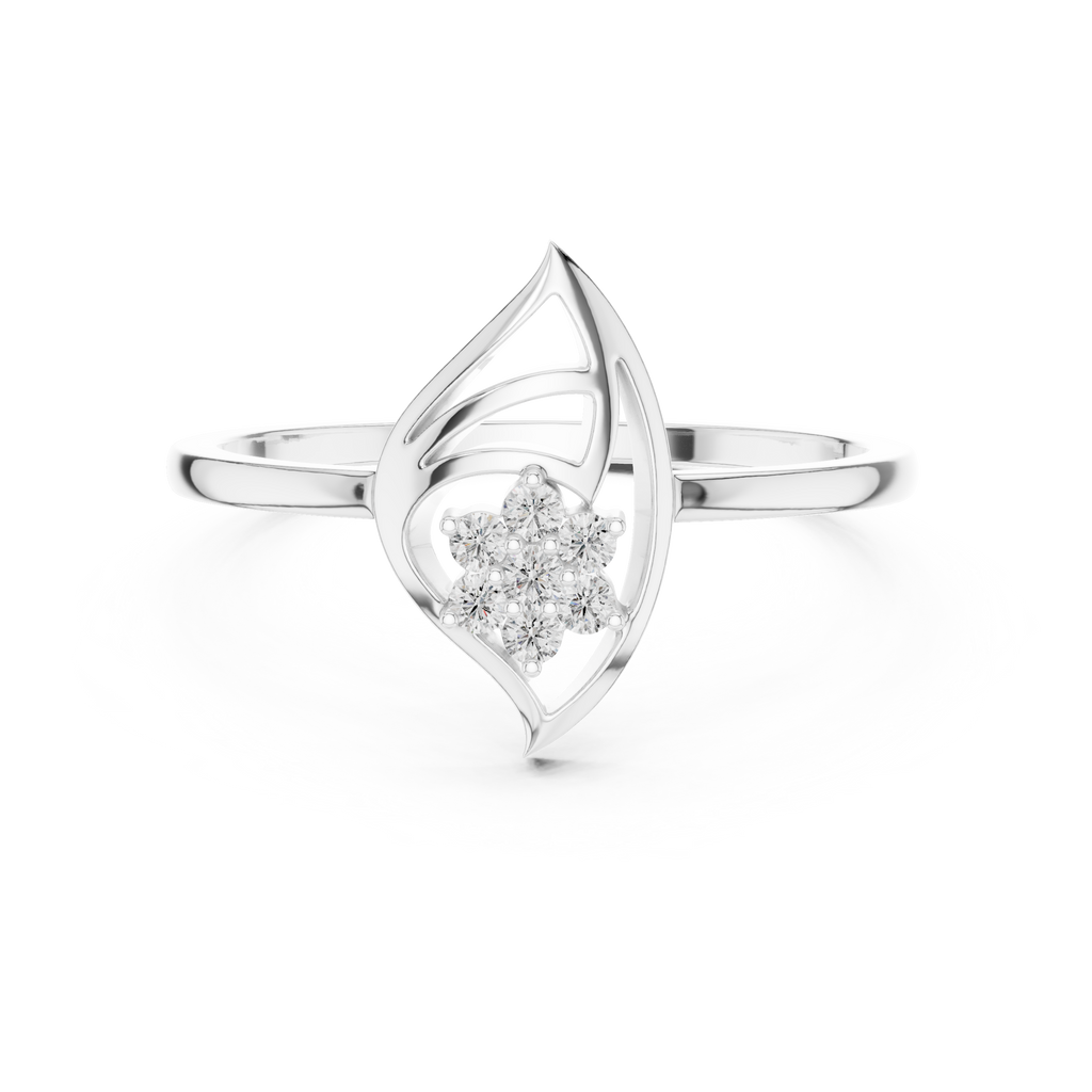 Leafline Radiance Lab Grown Diamond Ring for Women