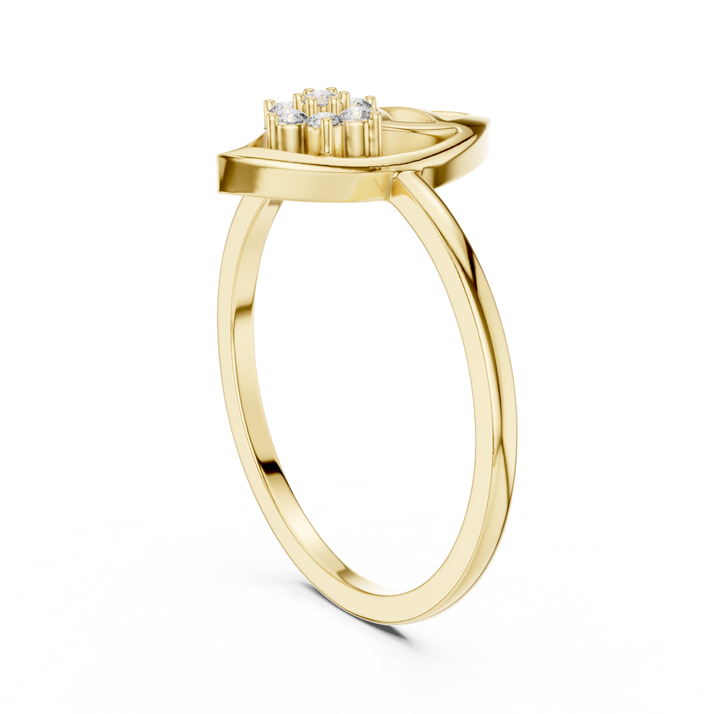 Leafline Radiance Lab Grown Diamond Ring for Women