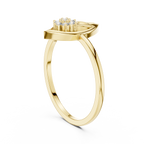 Leafline Radiance Lab Grown Diamond Ring for Women
