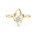 Leafline Radiance Lab Grown Diamond Ring for Women