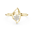 Leafline Radiance Lab Grown Diamond Ring for Women