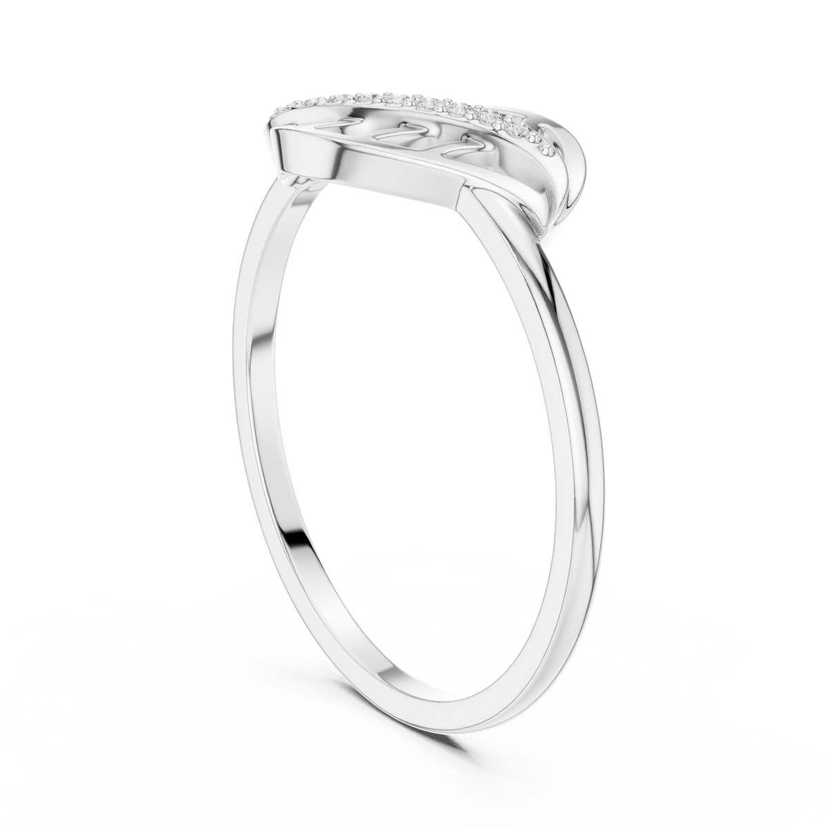 Flowing Grace Lab Grown Diamond Ring for Women