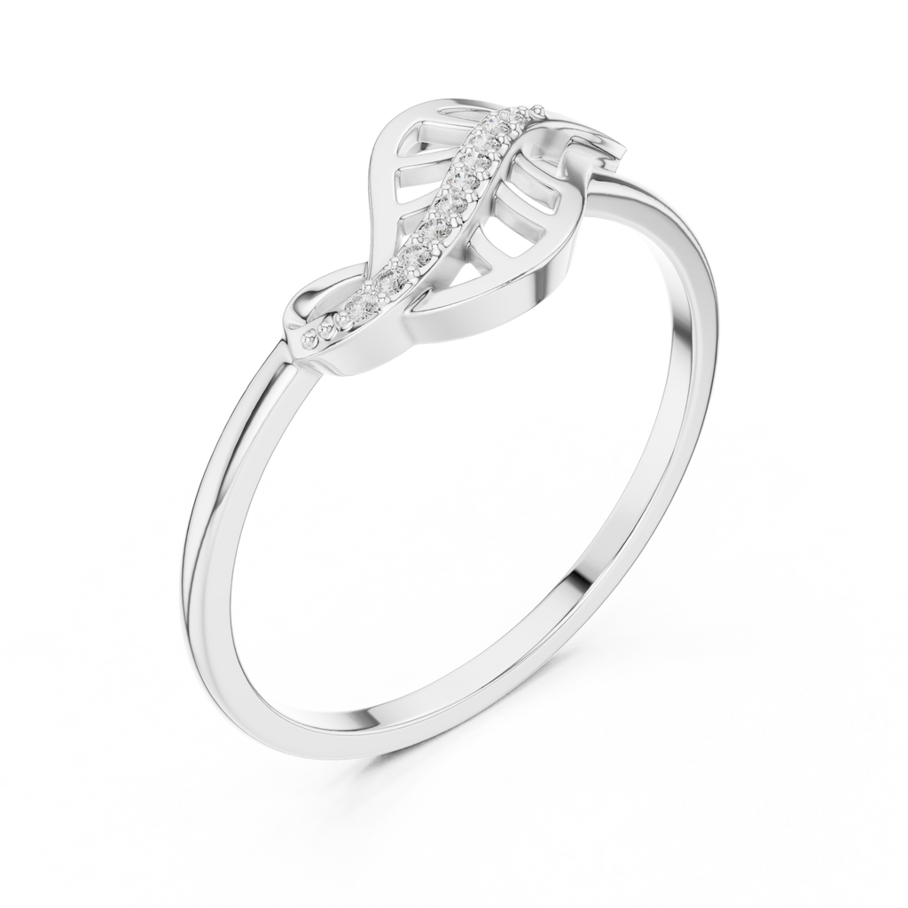 Flowing Grace Lab Grown Diamond Ring for Women