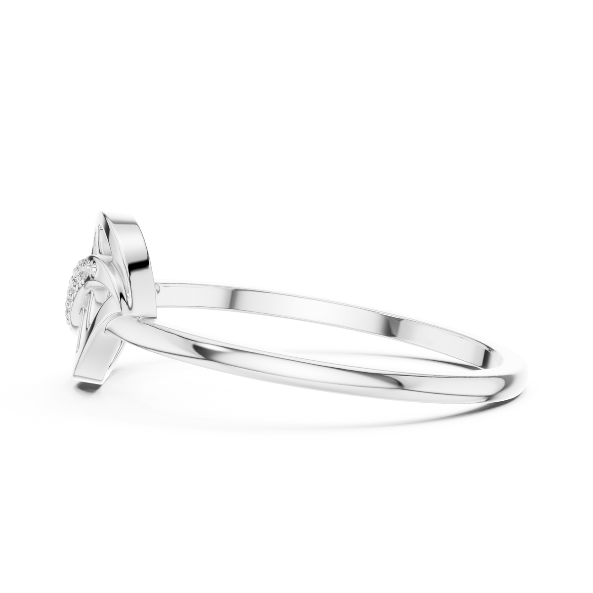 Flowing Grace Lab Grown Diamond Ring for Women