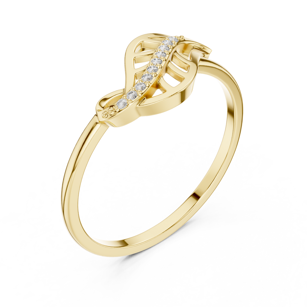 Flowing Grace Lab Grown Diamond Ring for Women