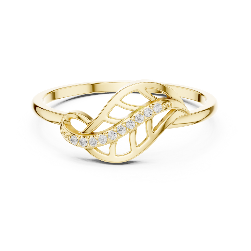 Flowing Grace Lab Grown Diamond Ring for Women