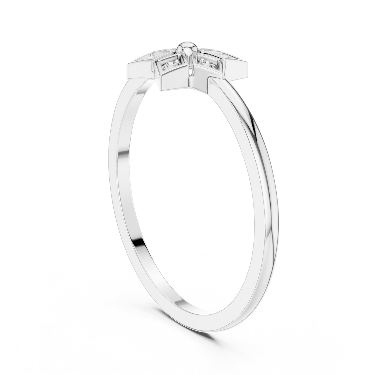 Geometric Radiance Lab Grown Diamond Ring for Women