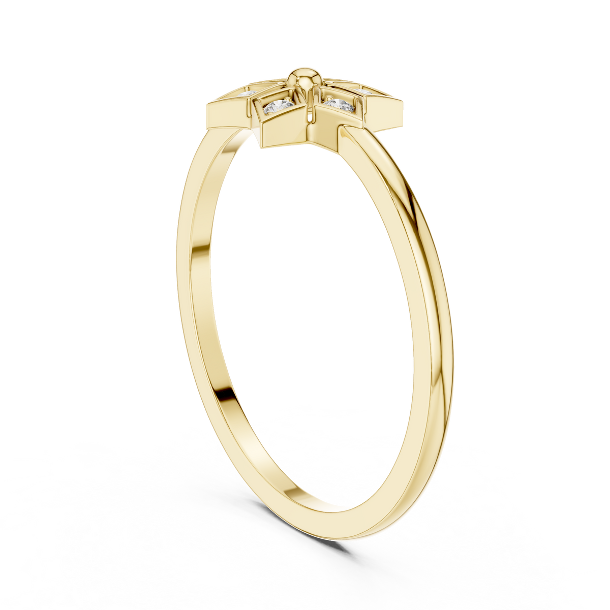 Geometric Radiance Lab Grown Diamond Ring for Women
