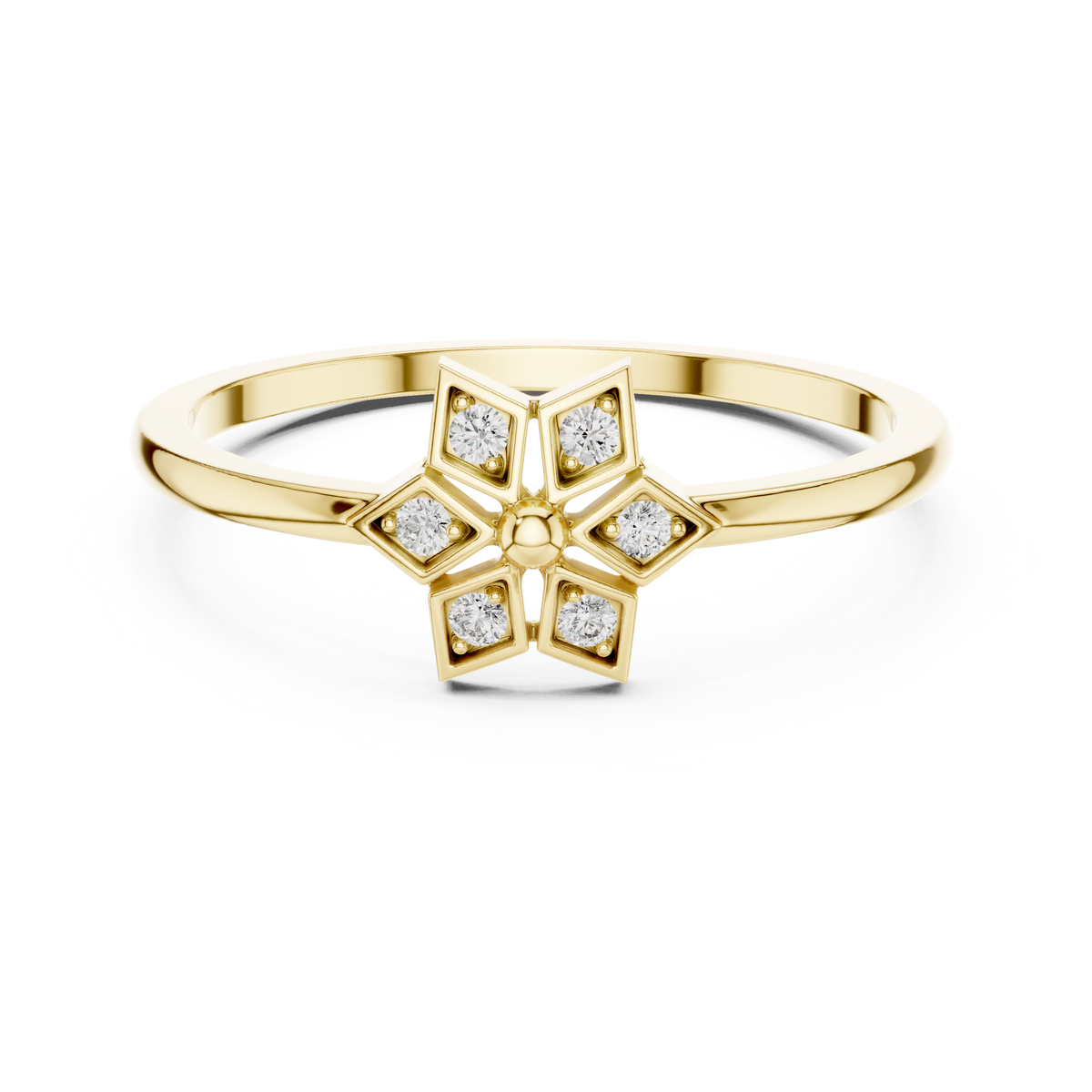 Geometric Radiance Lab Grown Diamond Ring for Women