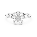 Golden Petal Lab Grown Diamond Ring for Women