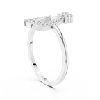 Teardrop Halo Lab Grown Diamond Ring for Women