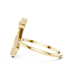 Teardrop Halo Lab Grown Diamond Ring for Women