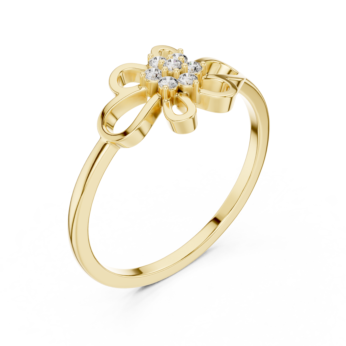Petal Grace Lab Grown Diamond Ring for Women
