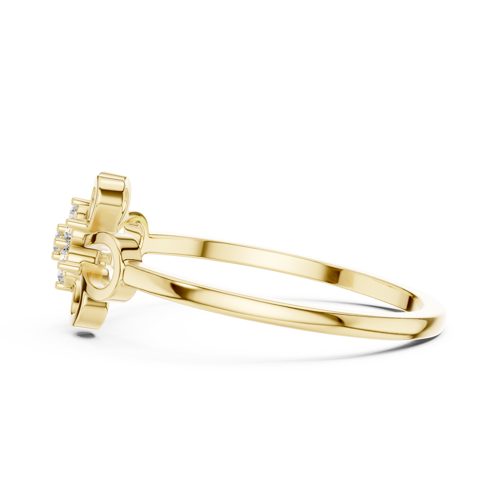 Petal Grace Lab Grown Diamond Ring for Women