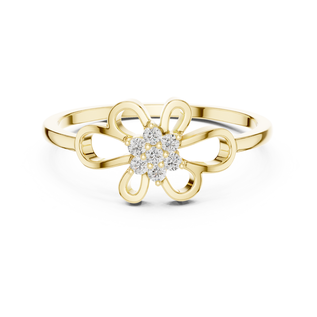 Petal Grace Lab Grown Diamond Ring for Women
