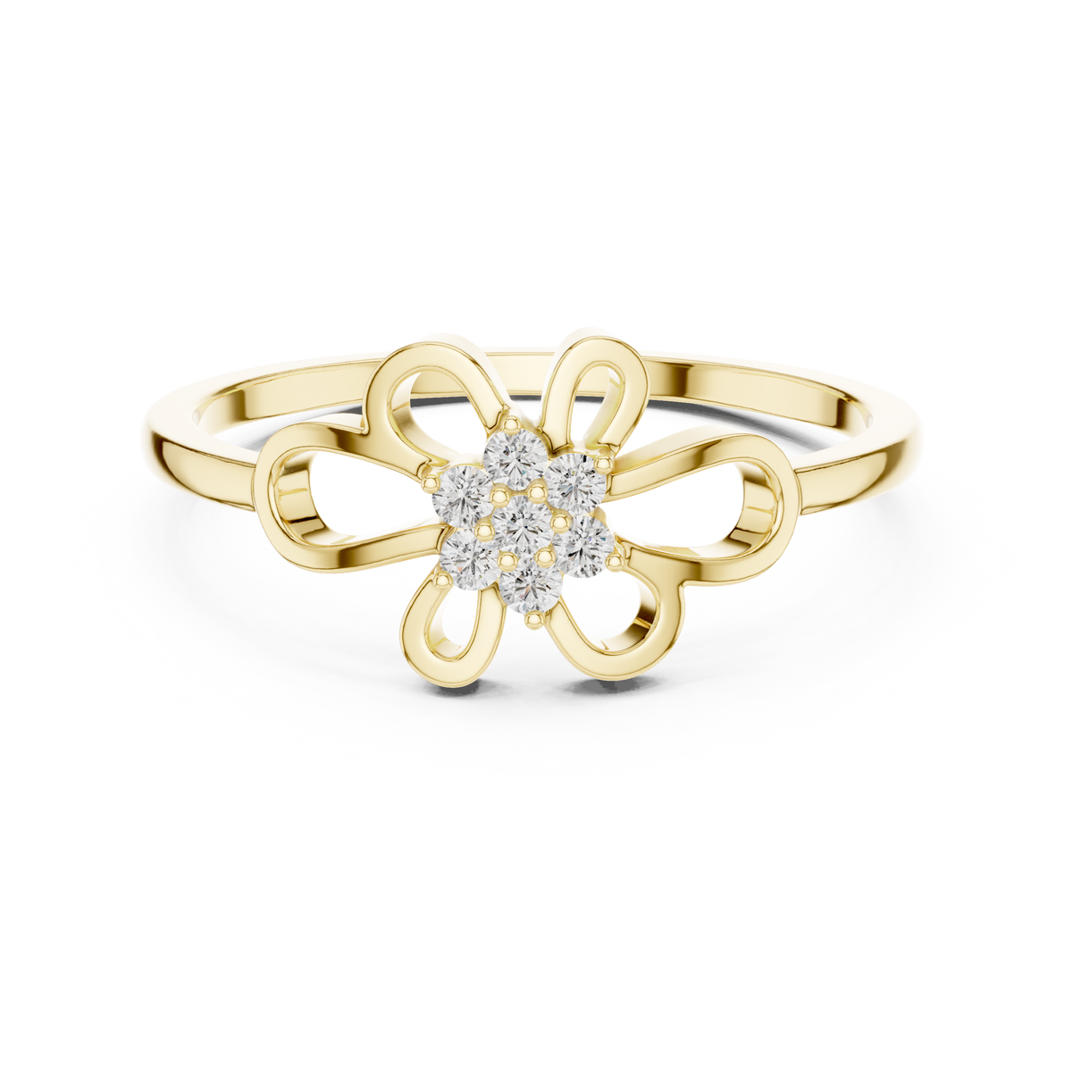 Petal Grace Lab Grown Diamond Ring for Women