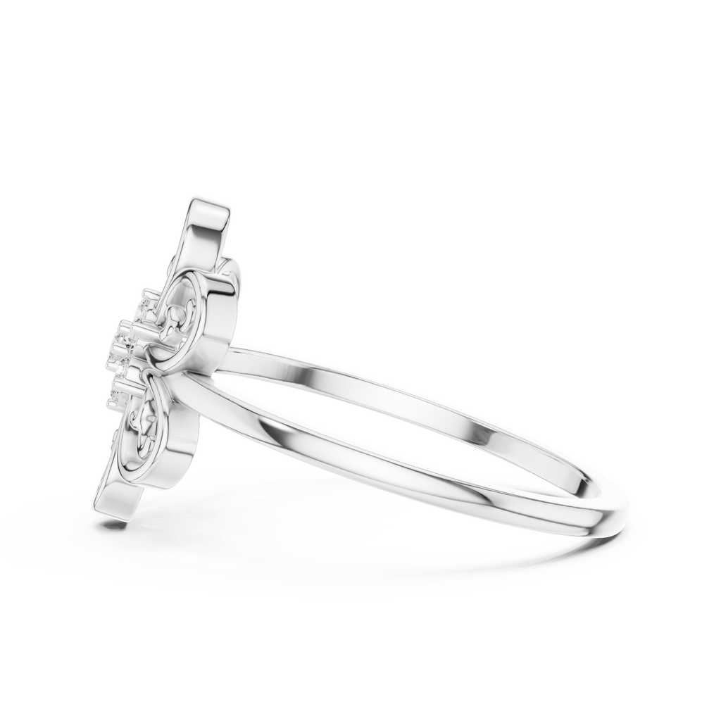 Ornate Bloom Lab Grown Diamond Ring for Women