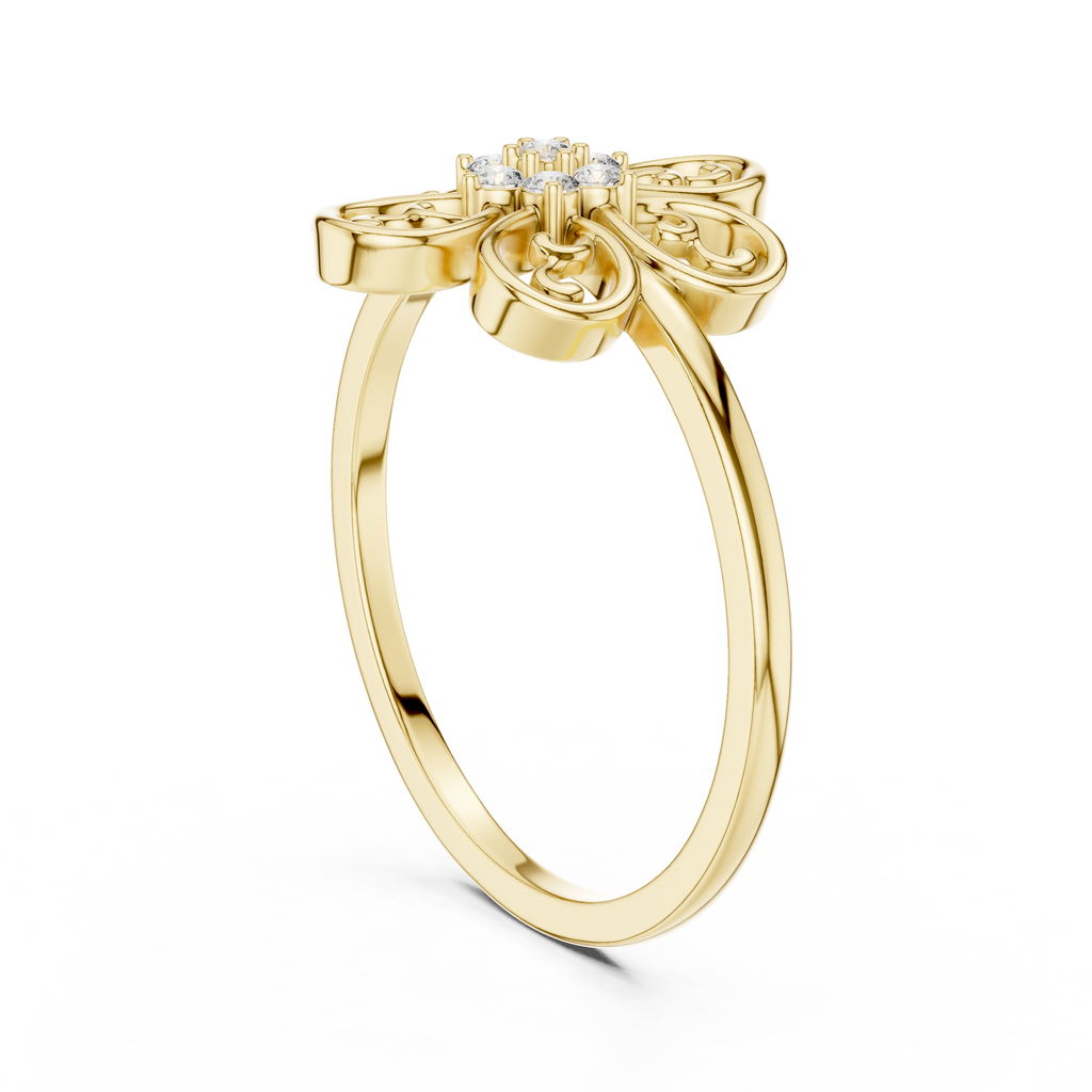 Ornate Bloom Lab Grown Diamond Ring for Women