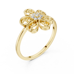 Ornate Bloom Lab Grown Diamond Ring for Women