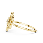 Ornate Bloom Lab Grown Diamond Ring for Women