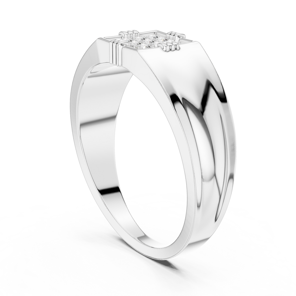 Tavren Diamond Signet Lab Grown Diamond Ring For Him