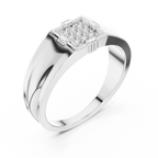 Tavren Diamond Signet Lab Grown Diamond Ring For Him