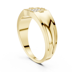 Tavren Diamond Signet Lab Grown Diamond Ring For Him