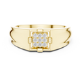 Tavren Diamond Signet Lab Grown Diamond Ring For Him